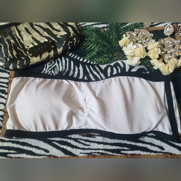 Vintage Rue21 Zebra Tube Top - Picture 6 of 13